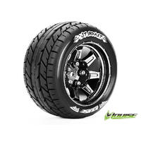 ST-ROCKET TYRE ON CHROME RIM 0 OFFSET