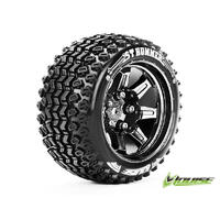 ST HUMMER TYRE MOUNTED ON CHROME BEARING