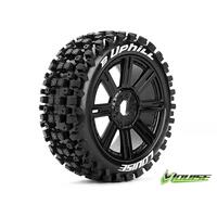 B-UPHILL 1/8TH BUGGY TYRE BLK/SPOKE