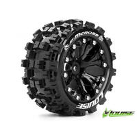 St-Mcross 2.8 Tyre W/Rim Black Brg Type
