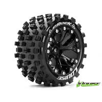 ST-ROCK 2.8 TYRE W/RIM BLACK BRG TYPE