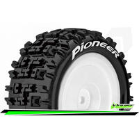 E PIONEER 1/10 BUGGY R W/TYRE 12MM HEX