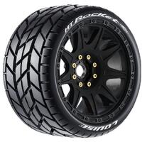 LOUISE RC MT-ROCKET SPEED 1/8 MONSTER TRUCK TIRES, 0" & 1/2" OFFSET, 17MM REMOVABLE