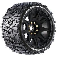 LOUISE RC MT-MALLET SPEED 1/8 MONSTER TRUCK TIRES, 0" & 1/2" OFFSET, 17MM 17MM REMOVABLE