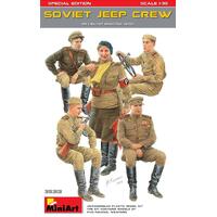 MiniArt 1/35 Soviet Jeep Crew. Special Edition Plastic Model Kit