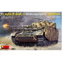 MiniArt 1/35 Pz.Kpfw.IV Ausf. H Nibelungenwerk Late Prod. (Sep-Oct 1943) Plastic Model Kit
