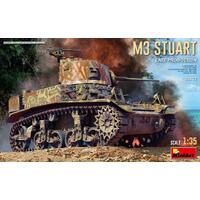MiniArt 1/35 M3 Stuart Light Tank. Late Prod. Plastic Model Kit