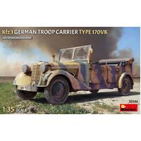 MiniArt 1/35 Kfz.1 German Troop Carrier Type 170VK Plastic Model Kit