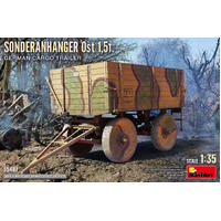 MiniArt 1/35 Sonderanhanger Ost 1.5t. German Cargo Trailer Plastic Model Kit