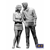 MASTER BOX 1/24 BOB AND SALLY - THE HAPPY COUPLE PLASTIC MODEL KIT