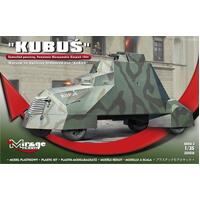 MIRAGE 1/35 KUBUS ARMOURED CAR - AUGUST/SEPTEMBER 1944 WARSAW PLASTIC MODEL KIT