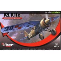 MIRAGE 1/48 PZL P-11C WITH BOMBS (WITH RESIN AND PHOTOETCH) PLASTIC MODEL KIT