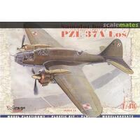 MIRAGE 1/48 PZL 37A LOS BOMBER PLASTIC MODEL KIT