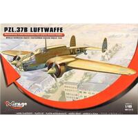 MIRAGE 1/48 PZL 37B LUFTWAFFE (TWIN-ENGINE MEDIUM BOMBER) PLASTIC MODEL KIT