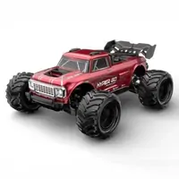 MJX Hyper Go 10210R 1/10 4WD Brushless RC Truck – Red – Battery & Charger Included – MJX-10210R-DC