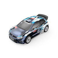 Mjx 1/7 Hyper Go Volkswagen Polo R Wrc 4Wd Brushless Rc Car (Includes Battery & Charger)
