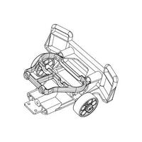 Mjx Rear Bumper Component