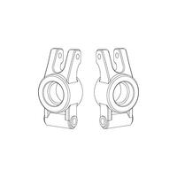 MJX REAR HUBS [14260]