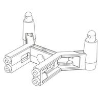 MJX REAR BODY MOUNT [14281B]