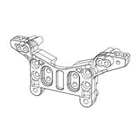 MJX REAR SHOCK TOWER [16180]