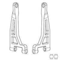 Mjx Rear Upper Suspension Arms (Including Ball Head) [16240B]