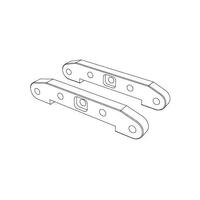 Mjx Front & Rear Chassis Stiffeners