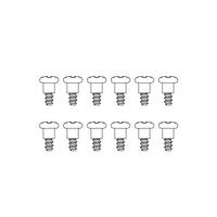 MJX STEP FLAT SCREWS (12PCS) [M26364]