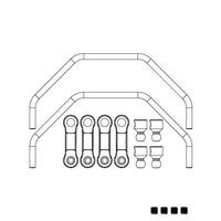 Mjx Front / Rear Anti-Roll Bar