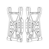 Mjx Front Lower Arm