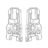 Mjx Front Lower A-Arm