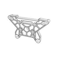Mjx Rear Shock Tower
