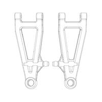 Mjx Front Lower Swing Arm (20208)