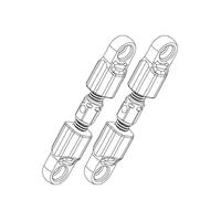 Mjx Metal Steering Rod (20208)
