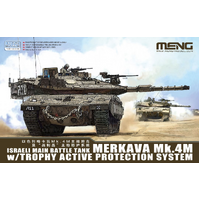 Meng 1/72 Israeli Main Battle Tank Merkava Mk.4M W/Trophy Active Protection System Plastic Model Kit
