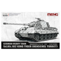 Meng 1/72 German Heavy Tank Sd.Kfz.182 King Tiger (Henschel Turret) Plastic Model Kit