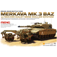 MENG 1/35 ISRAEL MAIN BATTLE TANK MERKAVA MK.3 BAZ W/NOCHRI DALET MINE ROLLER SYSTEM MODEL KIT
