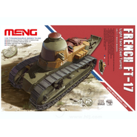MENG 1/35 FRENCH FT-17 LIGHT TANK (CAST TURRET) PLASTIC MODEL KIT