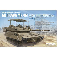 Meng 1/35 Merkava Mk.4M W/ Roof-Mounted Slat Armour Plastic Model Kit