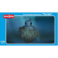 MICROMIR 1/35 TURTLE - FIRST COMBAT SUBMARINE PLASTIC MODEL KIT