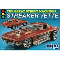 Mpc 1/25 1967 Chevy Corvette Stingray "Streaker Vette" Plastic Model Kit