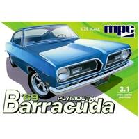Mpc 1/25 1969 Plymouth Barracuda Plastic Model Kit