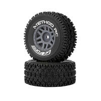 Method RC Geoform All-Terrain 1/16 SC Tyres Mounted on Gray Wheels, Arrma Mojave Grom