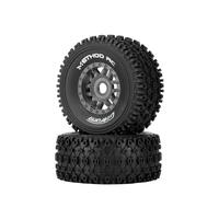 Method RC Geoform All-Terrain 1/8 SC Tyres Mounted on Gray Wheels, Arrma Mojave 4S