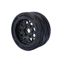 Method RC Velociter 54/106 Belted On-Road Tyres Mounted on Hive Wheels, Arrma Infraction/Felony 6S