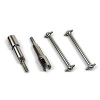 MAVERICK ATOM STEEL REAR DRIVESHAFT AND AXLE SET (2PCS)