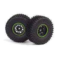 MAVERICK ASSEMBLED WHEEL & TYRE (GREEN/2PCS)