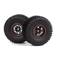 MAVERICK ASSEMBLED WHEEL & TYRE (RED/2PCS)