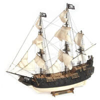 OCCRE 1/75 THE BLACK SWAN WOODEN MODEL PIRATE SHIP KIT