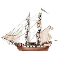 OCCRE 1/80 CORSAIR WOODEN MODEL SHIP KIT