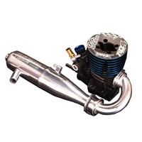 OS Engines Speed B21 Adam Drake 4 .21 Buggy Engine with T-2090 Pipe